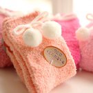 Soft Pom-Pom Towel Socks