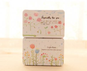 Collectibles Tin Box - Flower edition