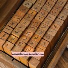 Handwriting Alphabet Stamps - 70 pcs
