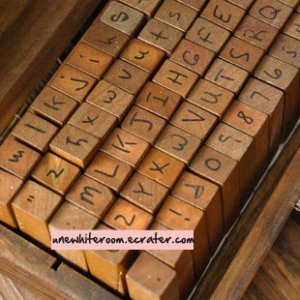Handwriting Alphabet Stamps - 70 pcs