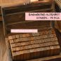 Handwriting Alphabet Stamps - 70 pcs