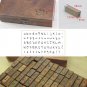 Handwriting Alphabet Stamps - 70 pcs