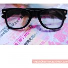 Black Thick-Framed Nerd Glasses