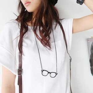 Nerd Glasses Necklace