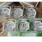 Greetings Crystal Round Stamps