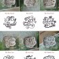 Greetings Crystal Round Stamps
