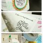 Greetings Crystal Round Stamps