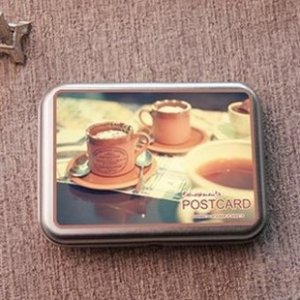 'In the Cafe' Lomo Postcards + Stickers