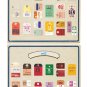 Vintage Tag Travel Stickers