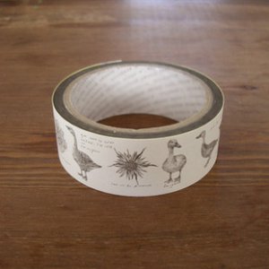 Vintage Animal Illustration Tape