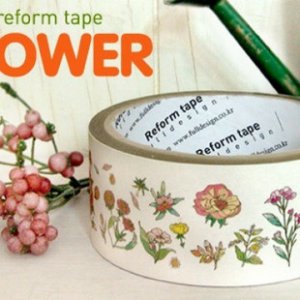Flower Power Illustration Deco Tape