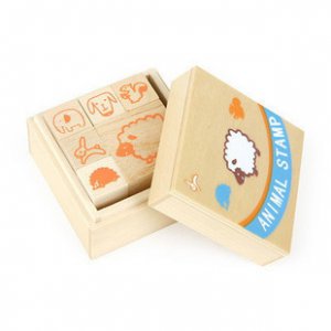 Animal Stamps Set - 6 pcs