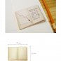 Mini Vintage Blank Book Sticky Note