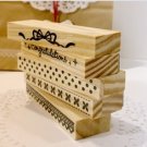 Very Long Pattern Stamps Set - 5 pcs