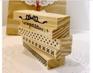 Very Long Pattern Stamps Set - 5 pcs
