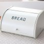 White Tin Bread Storage