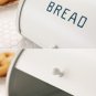 White Tin Bread Storage