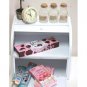 White Tin Bread and Cakes Double Storage