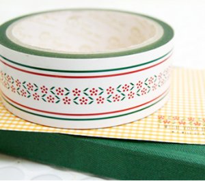 Transparent Blooming Deco Tape