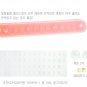 Night Glow Jelly Phone Number Plate in Pink, Blue, and Green