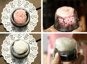 Flower Chiffon Strap - Pink, Blue