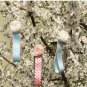 Flower Chiffon Strap - Pink, Blue