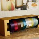 A set of 10 pcs Shiny Glittery Color Masking Tape