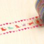 2 in 1 Transparent Deco Tape - Cat Parade