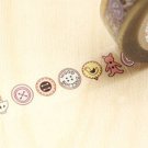 2 in 1 Transparent Deco Tape - Cutie Button