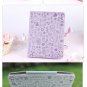 Cute ipad2 Leather Cartoon Cover - Purple, Gray, Brown