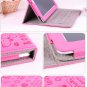 Cute ipad2 Leather Cartoon Cover - Purple, Gray, Brown
