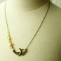 Pearl and Swallow Chain Necklace