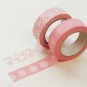 Masking Tape 2 in 1 - Pink and White