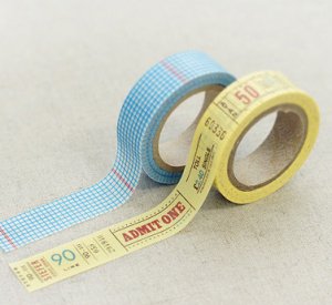Masking Tape 2 in 1 - Blue and Yellow