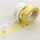 Masking Tape 2 in 1 - Yellow and White