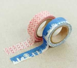 Masking Tape 2 in 1 - Blue and Red