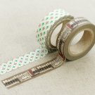 Masking Tape 2 in 1 - Brown and White