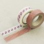 Masking Tape 2 in 1 - Red and White