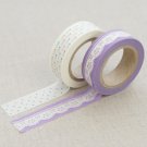 Masking Tape 2 in 1 - Purple and White