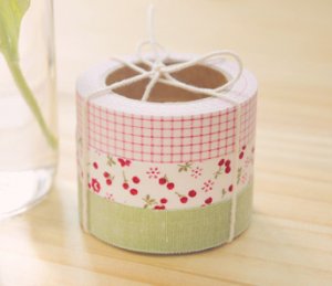 Fabric Tape 3 in 1 - Solid, Flower, Check