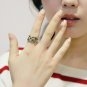 Gold-Colored Infinity Ring
