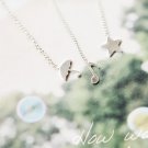 Silver Anne's Earrings - Stars, Umbrella, Eight Notes