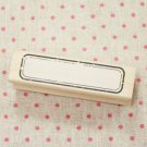 Rectangle Frame Maple Stamp