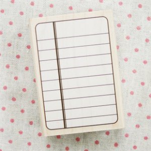 Blank Notes Maple Stamp