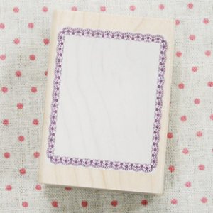 Lace Frame Maple Stamp