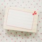 Blank Tag Maple Stamp with Little Bow