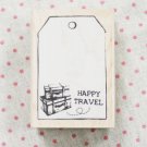 Happy Travel Tag Maple Stamp