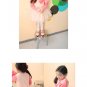 Lovely Oversize Pink / White Bow Dress