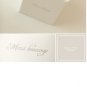 2 pcs of Elegant Natural White Gift Box with Shiny Large Bow