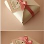 A Pair of Lovely Pink Bow White Gift Box